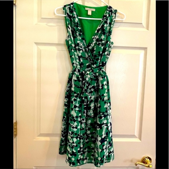 BANANA REPUBLIC green dress - Picture 3 of 12